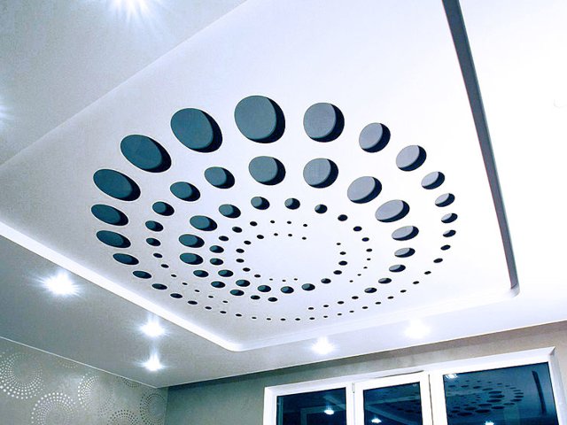 Резной натяжной потолок APPLY 2