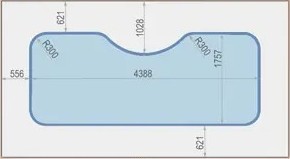 двухуровневая конструкция натяжного потолка 13