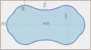 двухуровневая конструкция натяжного потолка 3