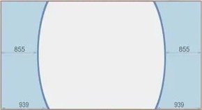 двухуровневая конструкция натяжного потолка 4