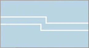 форма парящей линии натяжного потолка 15