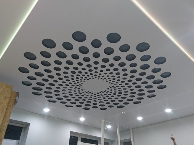 Резной натяжной потолок APPLY 1