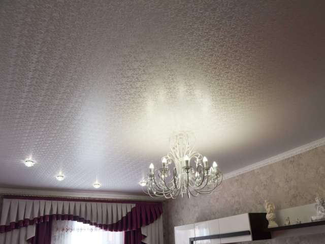 Эксклюзивный натяжной потолок 4