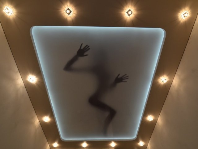 Натяжной потолок с фотопечатью 3